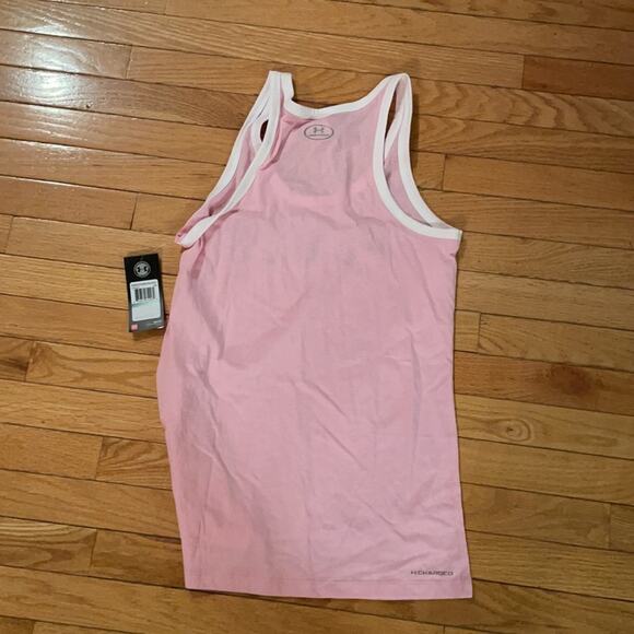 Under Armour power breast cancer awareness tank large NWT - Picture 5 of 5